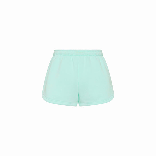 Embroidered Track Shorts - Jelly Mint