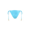 Dipped Cheeky Tie Bikini Bottom - Checkmate