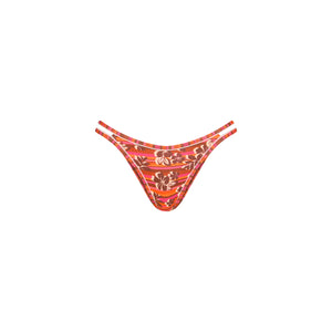 Double Bind Twin Strap Bikini Bottom - Sunkissed Stripe