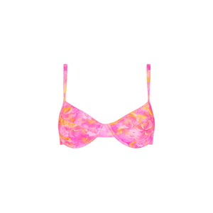 Ditzy Underwire Bra Bikini Top - Petal Pop