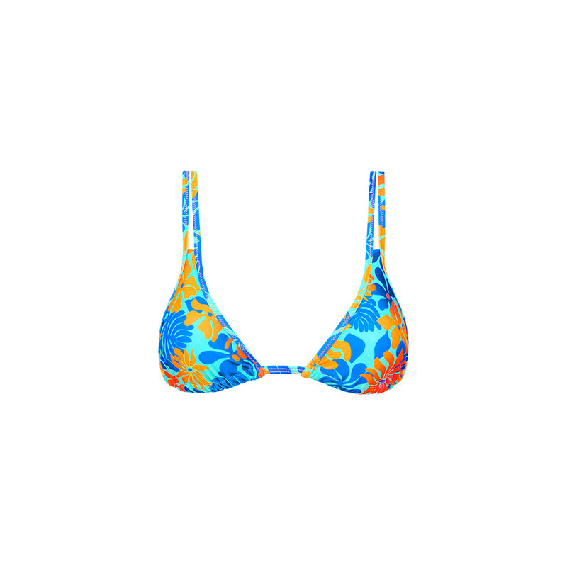 Twin Strap Bralette Bikini Top - Azure