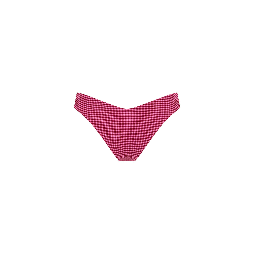 Cheeky V Bikini Bottom - Cherry Kiss