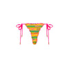 Lettuce Edge Thong Tie Bikini Bottom - Sunshine Lover
