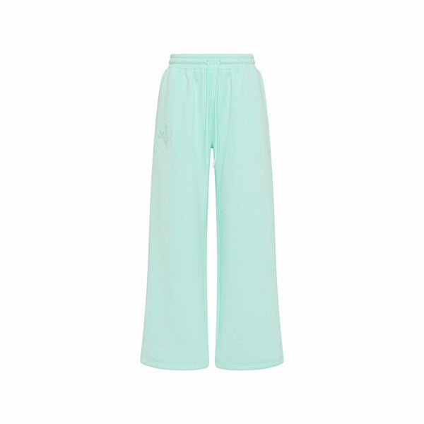 Embroidered Track Pants - Jelly Mint