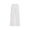 Embroidered Track Pants - Silver Stone