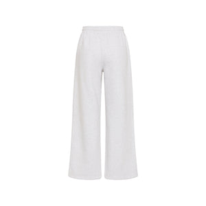 Embroidered Track Pants - Silver Stone