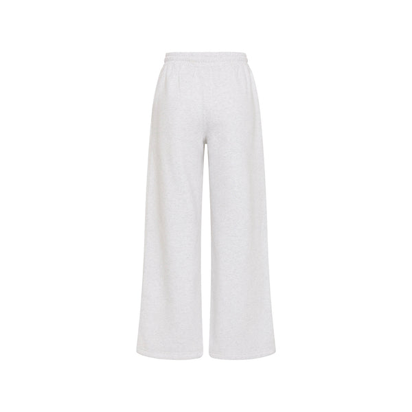 Embroidered Track Pants - Silver Stone