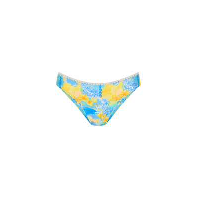 Simple Crochet Full Coverage Bikini Bottom - Limoncello Lagoon