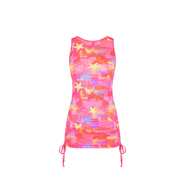 Summer Mesh Mini Dress - Heartbreaker