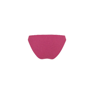 Minimal Full Coverage Bikini Bottom - Cherry Kiss
