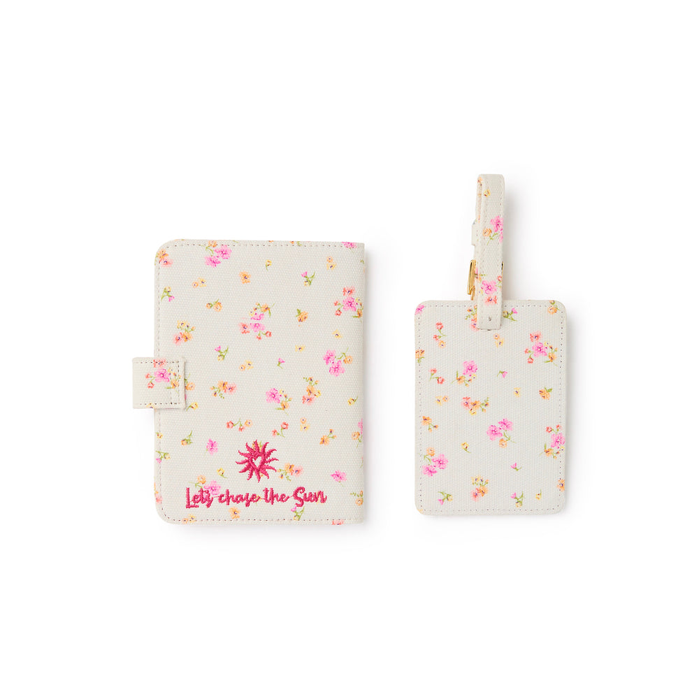 Travel Luggage Set - Vanilla Blossom