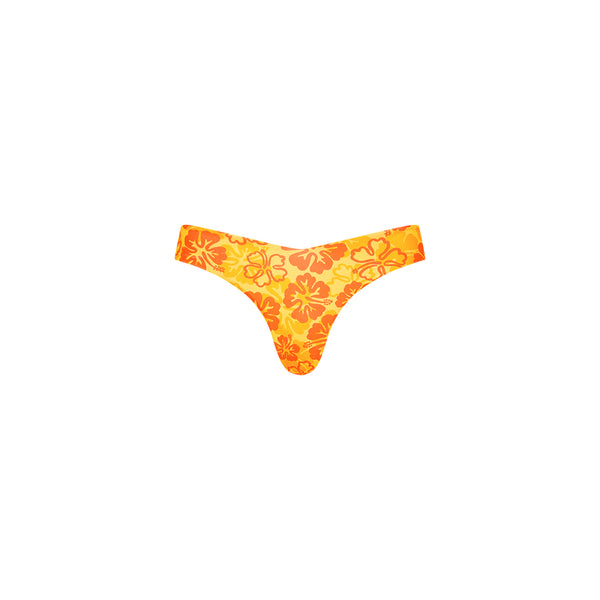 Cheeky V Bikini Bottom - Tangerine Dreams