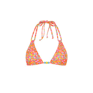 Halter Bralette Bikini Top - Bubble Pop