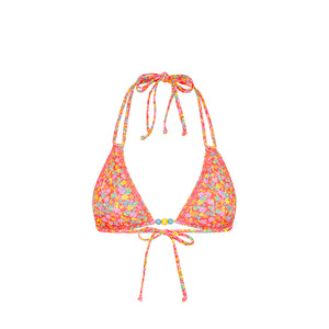 Halter Bralette Bikini Top - Bubble Pop