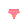 High Hip Cheeky Bikini Bottom - Berry Blush