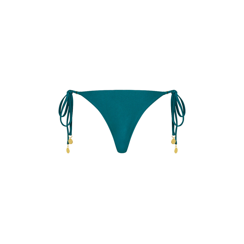 Thong Tie Side Bikini Bottom - Laguna Haze