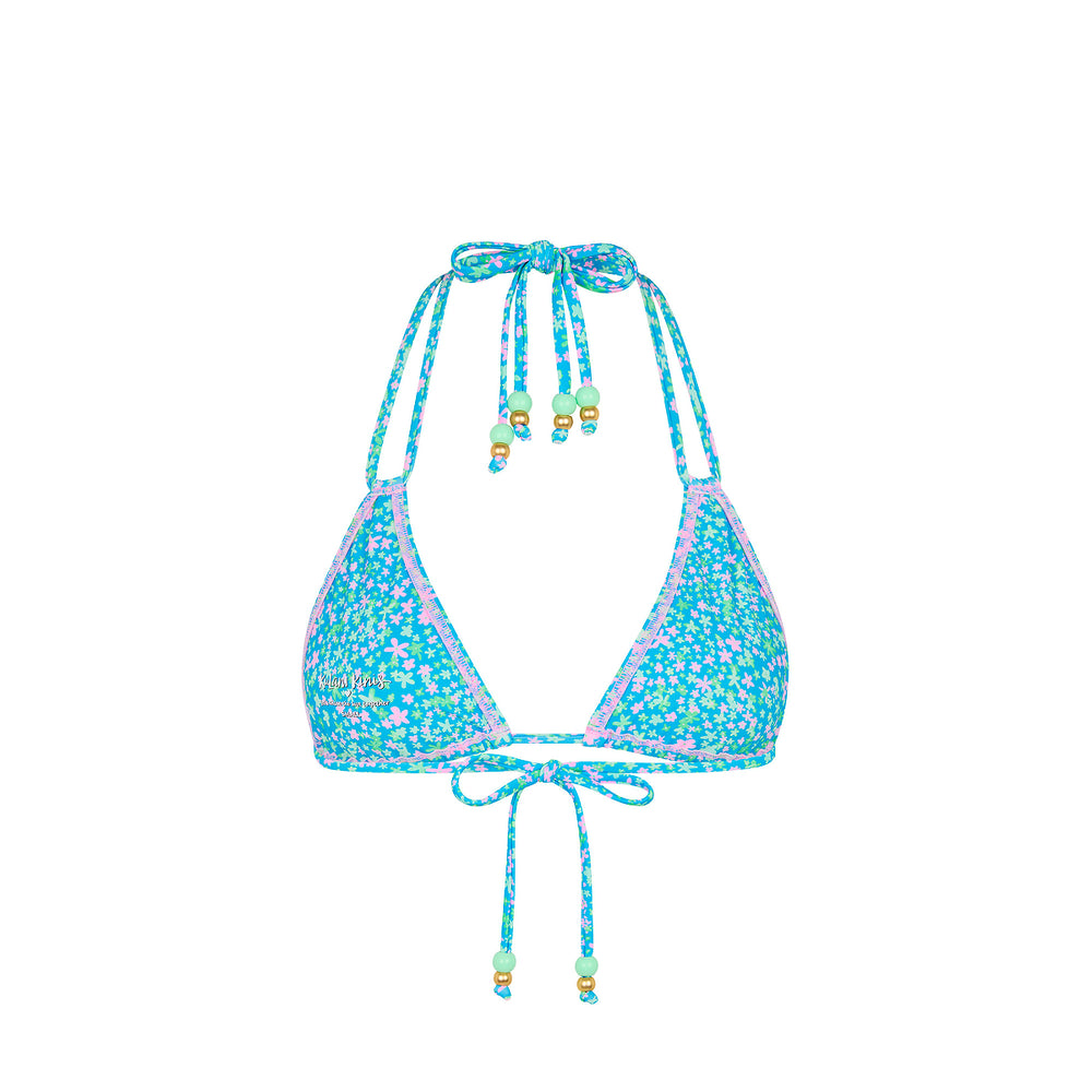 Halter Bralette Bikini Top - Ocean Kisses
