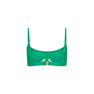 Invisible Underwire Crop Bikini Top - Island Lush