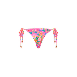 Thong Tie Side Bikini Bottom - Summer Glow