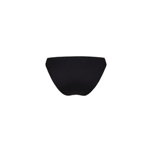 Minimal Full Coverage Bikini Bottom - Pitch Black