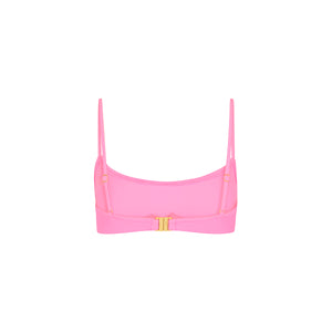 Invisible Underwire Crop Bikini Top - Fairy Floss