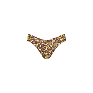 Cheeky V Bikini Bottom - Coconut Kisses