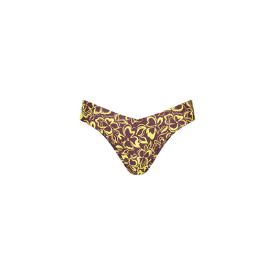 Cheeky V Bikini Bottom - Coconut Kisses