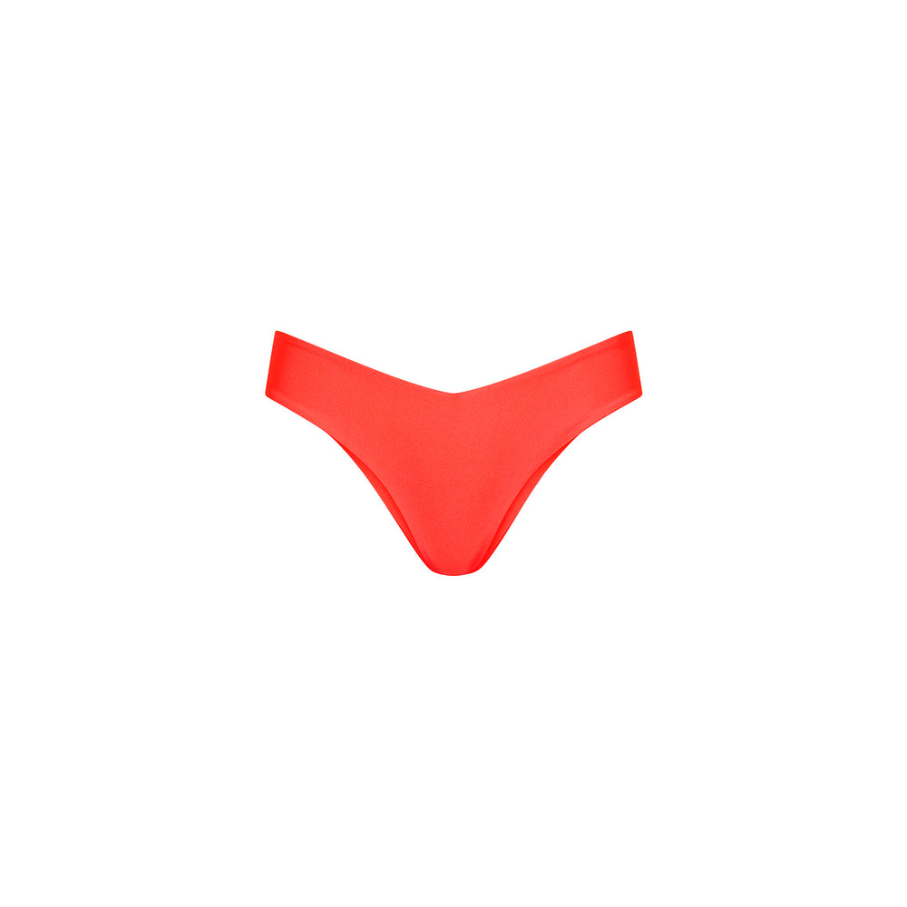 Cheeky V Bikini Bottom - Guava Glow