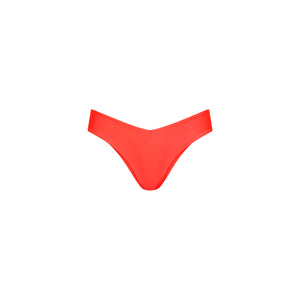 Cheeky V Bikini Bottom - Guava Glow