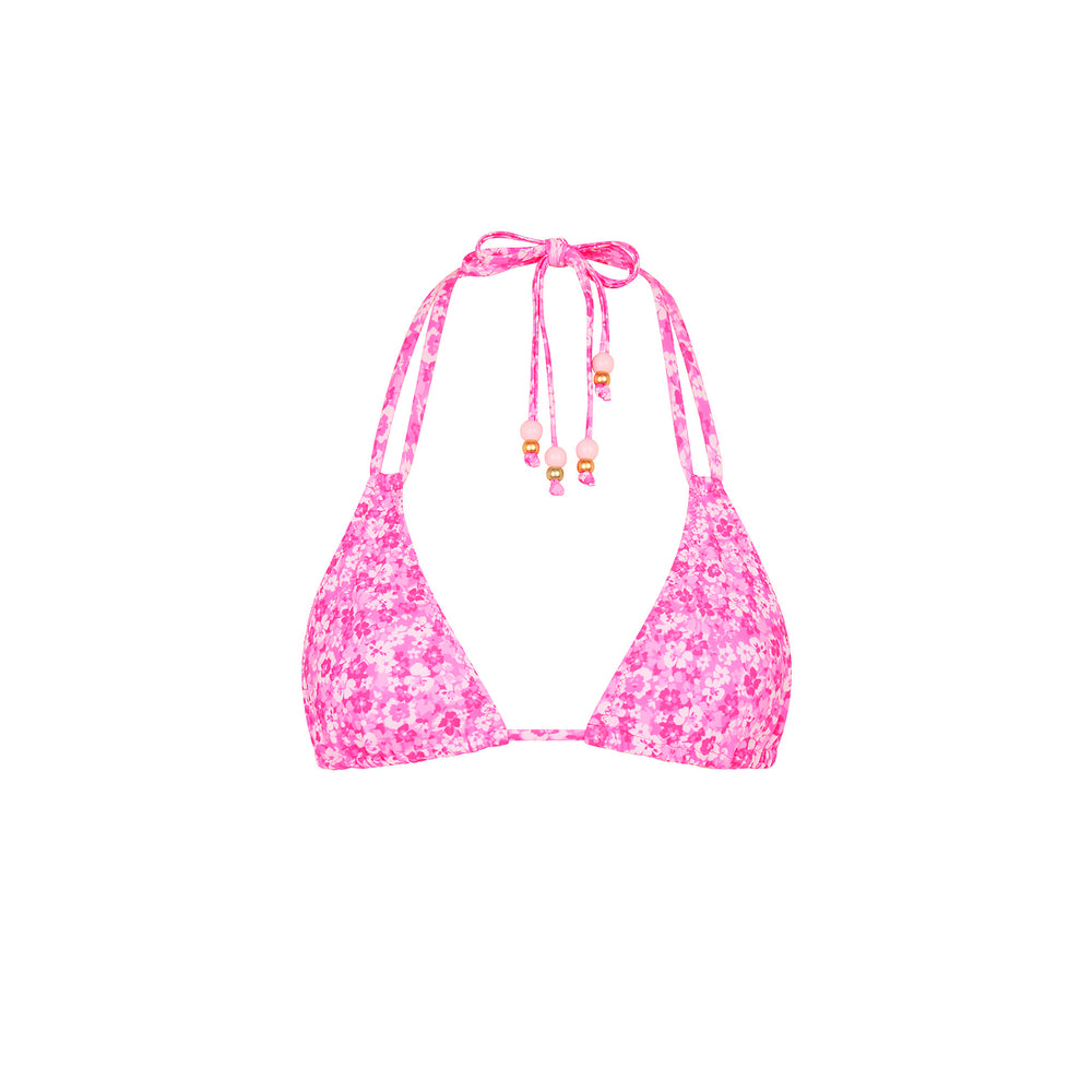 Halter Bralette Bikini Top - Berry Burst