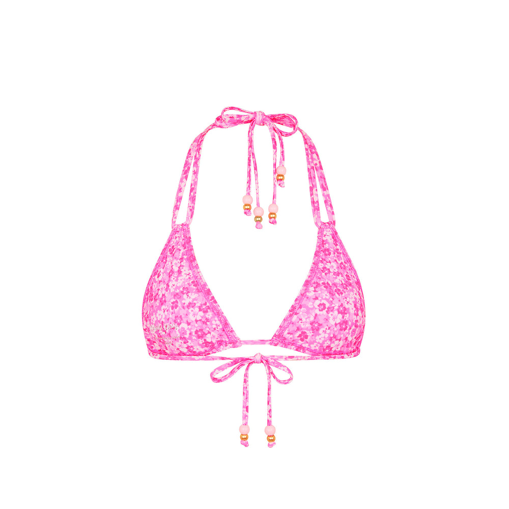 Halter Bralette Bikini Top - Berry Burst