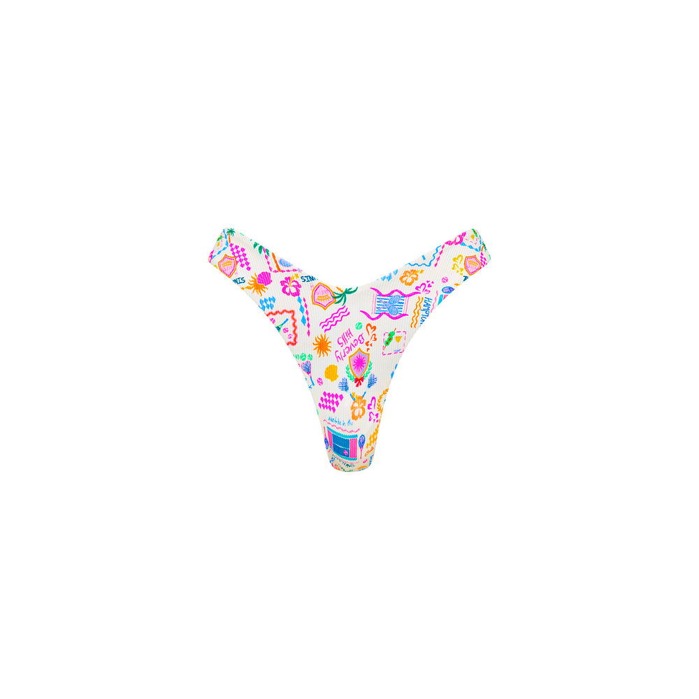 Y Cheeky Bikini Bottom - Coconut Club