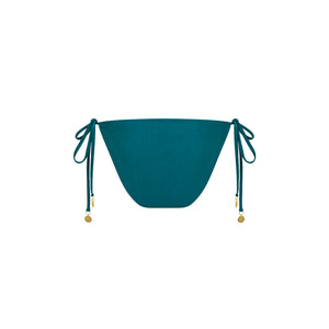 Full Coverage Tie Bikini Bottom - Laguna Haze
