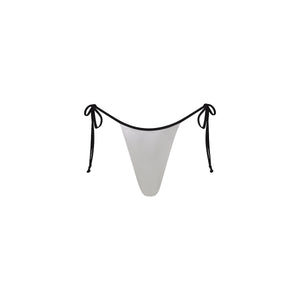 Micro Thong Tie Side Bikini Bottom - Track Star