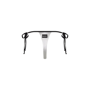 Micro Thong Tie Side Bikini Bottom - Track Star