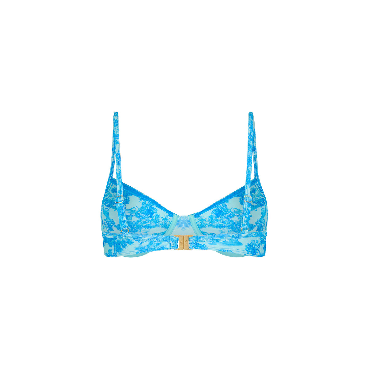 Ditzy Underwire Bra Bikini Top - Ocean Paradise –Kulani Kinis Ditzy Underwire Bra Bikini Top - Ocean Paradise –Kulani Kinis