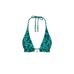 Frill Halter Bralette Bikini Top - Moonkiss