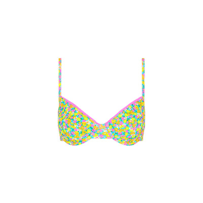 Decorative Ditzy Underwire Bikini Top - Hula Honey