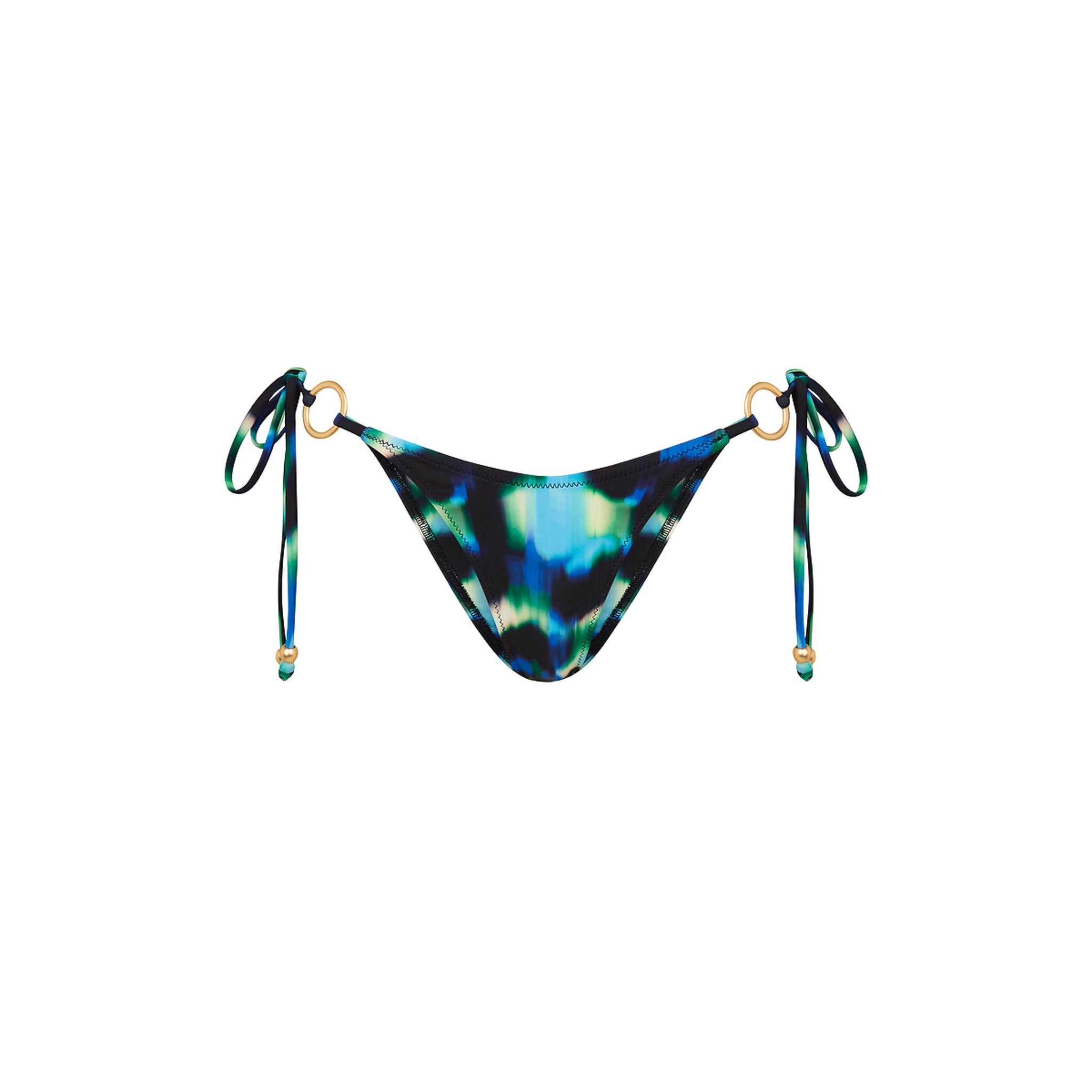 Ring Cheeky Tie Bikini Bottom - Ocean Mischief –Kulani Kinis