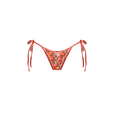 Double Bind Cheeky Tie Bikini Bottom - Sunkissed Stripe