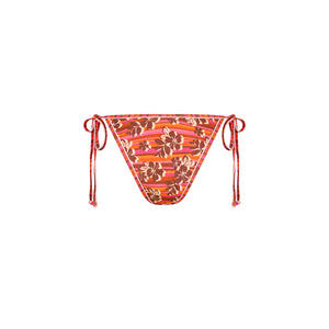Double Bind Cheeky Tie Bikini Bottom - Sunkissed Stripe