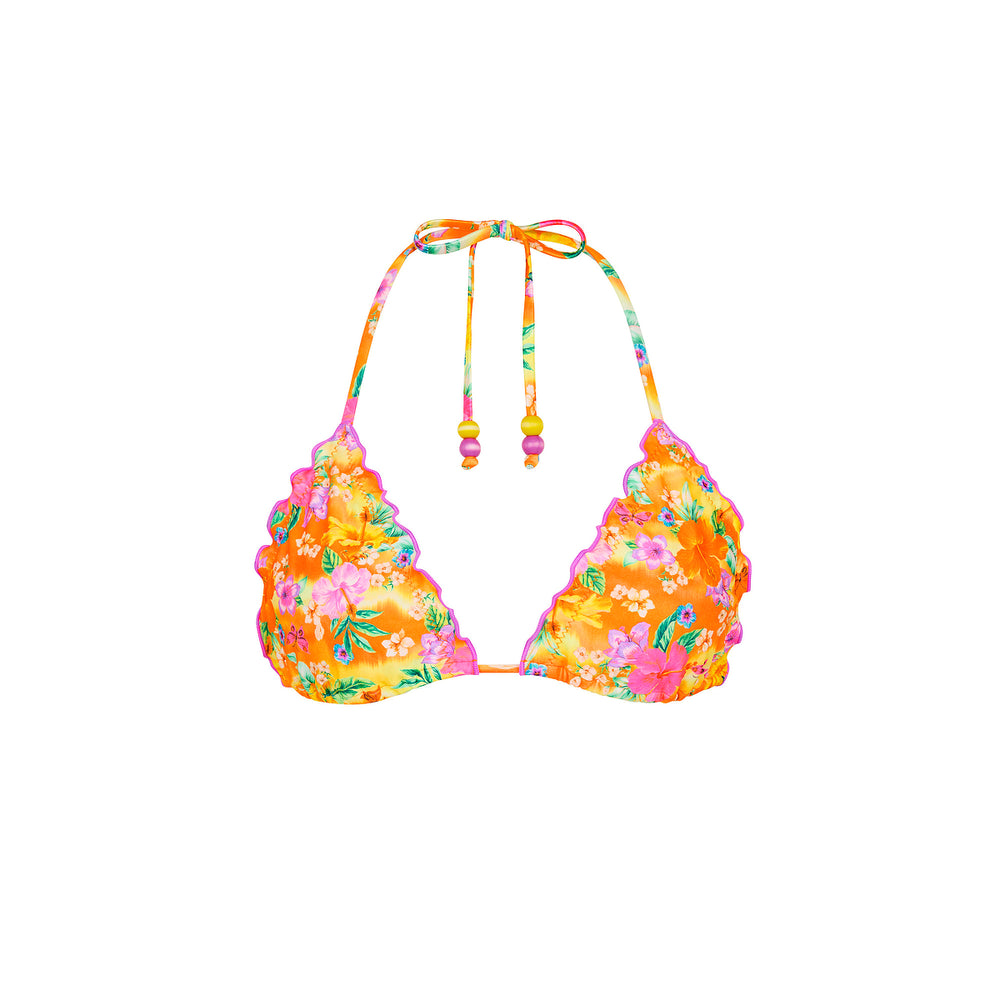Lettuce Edge Bralette Bikini Top - Peachy Pocket