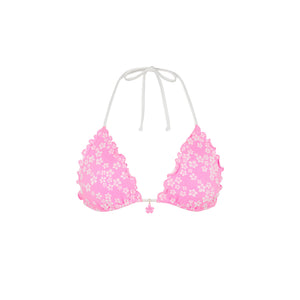 Lettuce Edge Bralette Bikini Top - Sugar Sprinkle