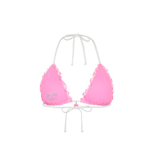 Lettuce Edge Bralette Bikini Top - Sugar Sprinkle