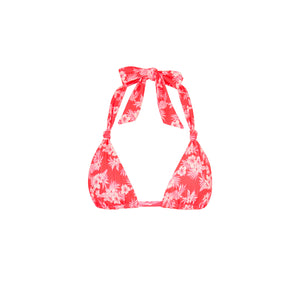 Soft Knot Halter Bikini Top - Island Punch