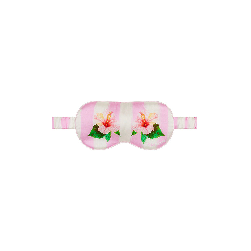Silk Eyemask - Sleepy Hibiscus