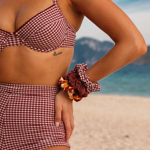 Scrunchie Trio Pack - Espresso Island