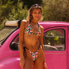 Simple Strap Halter Bikini Top - Midnight Glow