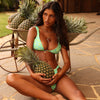 Slide Bralette Bikini Top - Apple Blossom