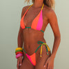 Splice Triangle Bikini Top - Passionfruit Punch